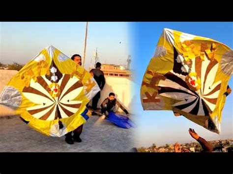 Kite Flying On Basant In Peshawar Big Kite Flying On Peshawar