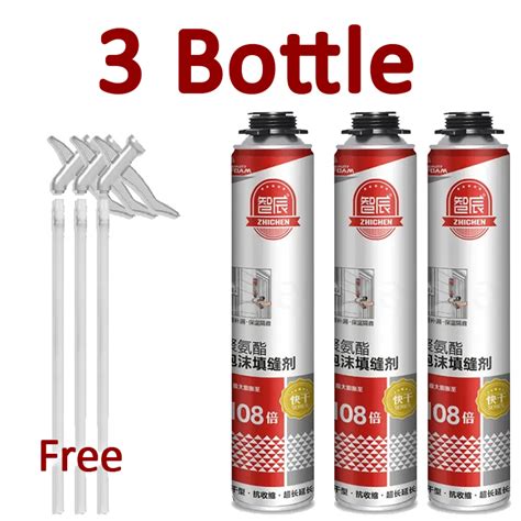 10pcs Foam Spray Nozzle Vira Polyurethane Foam Pu Foam Spray 750ml