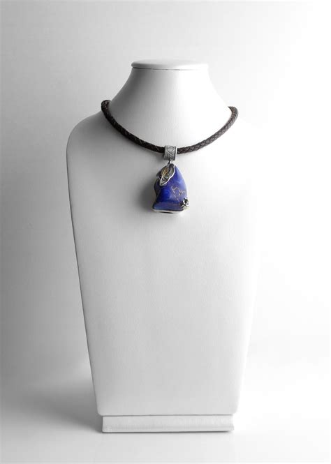 Lapis Lazuli Necklace For Men Ak Two Cloisonnekorea