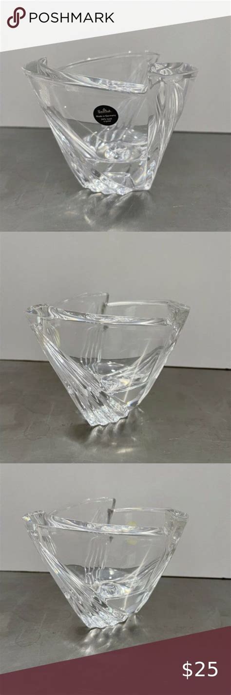 Rosenthal Lead Crystal Turnus Votive Tealight Candle Holder Germany 3 75 Tal Tealight