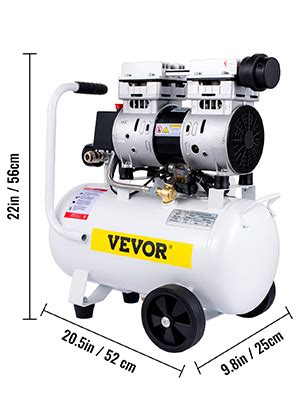 VEVOR Compressori D Aria Da 1 1 HP 850W Compressore Motore Senza Olio