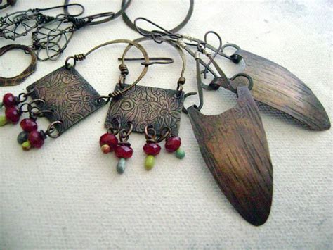 Anvil Artifacts Patina Recipes Art Jewelry Earrings Jewelry