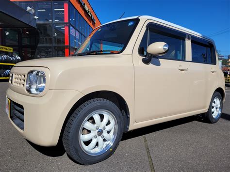 BEST写真館 スズキ ラパン HE S の HOT STUFF ホットスタッフ LaLaPalm ララパーム パールホワイト