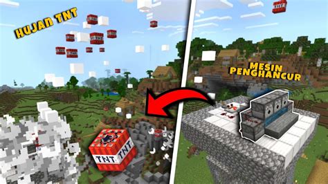 Cara Membuat Meriam Pelontar Dan Misil Di Minecraft PE Tutorial MCPE