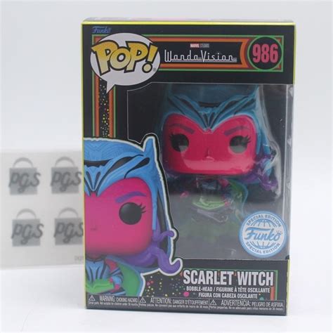 Funko Pop Marvel Wandavision Scarlet Witch With Darkhold Book