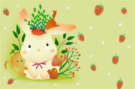 Wallpaper Kelinci Lucu Dan Imut Seen On Www - Baby Bunnies In Flowers ...