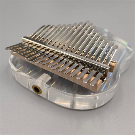 Jooleer 17 Keys Jellyfish Transparent Acrylic Kalimba with Smartphone