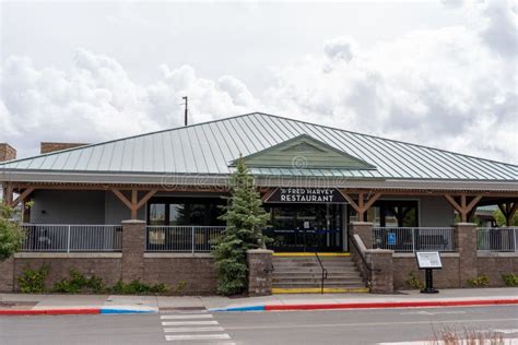 The Fred Harvey Restaurant In Williams Arizona Editorial Stock Image