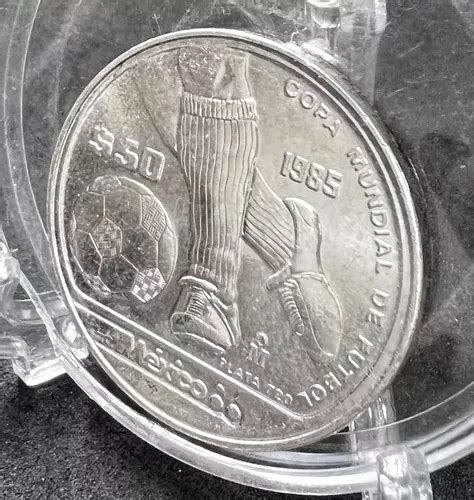 Moneda Pesos Copa Mundial Futbol M Xico Del A O En Venta En