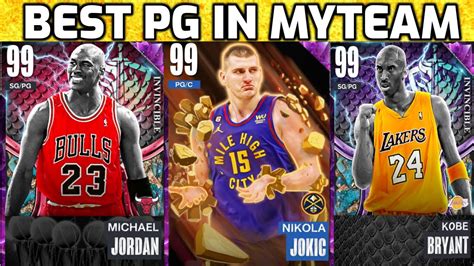 Best Pg In Nba2k23 Myteam Tier List In Nba2k23 Myteam Youtube