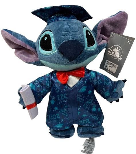 Nwt Disney Lilo Stitch Class Of Stitch Graduation Plush Toy