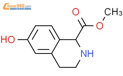 350014 18 56 羟基 1234 四氢 1 异喹啉羧酸甲酯化学式、结构式、分子式、mol 960化工网