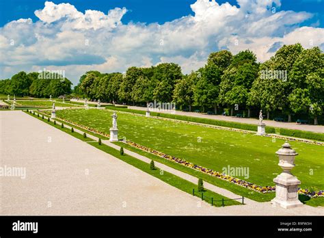 Aerial View French Garden Baroque Hi Res Stock Photography And Images
