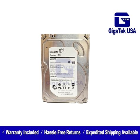 Seagate ST4000DM000 4TB SATA 6 Gb/s 64MB 5900 RPM Desktop HDD 3.5 inch ...