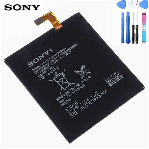 Sony batería Original LIS1546ERPC para Sony Xperia C3 T3 D2533 M50W