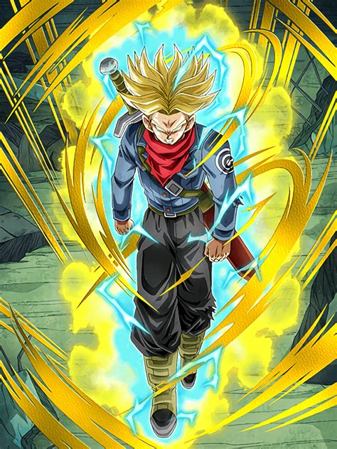 Power Of Rage Super Saiyan Trunks Future Dragon Ball Z Dokkan