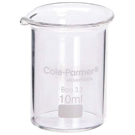 Always In Stock Cole Parmer Low Form Beaker Glass 10 Ml 12pk From Cole Parmer