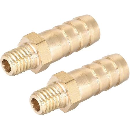 Amazon Uxcell Brass Fitting Connector Metric M8 1 25 Male To Barb