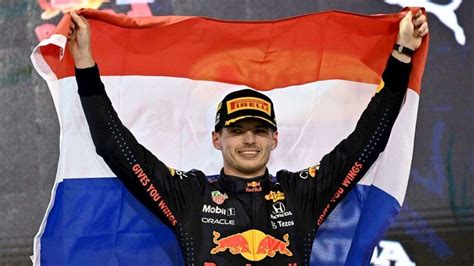 Max Verstappen F Formule Red Bull Victoire Grand Prix D Abou Dhabi