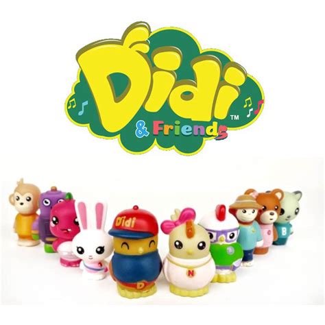 Original Ready Stock Didi And Friends Cake Topper Cake Deco Toy Set