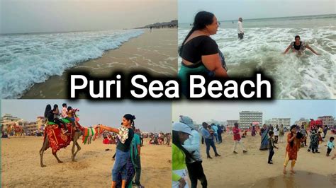 Puri Sea Beach Jagannath Puri Video Puri City Puri