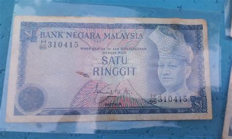 Duit Kertas Malaysia Satu Ringgit Lama Hobbies Toys Collectibles