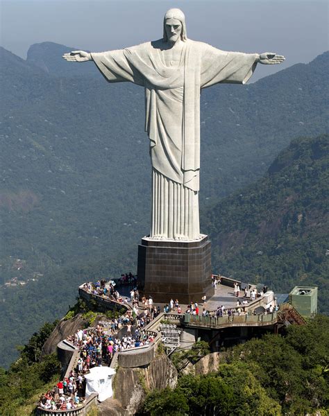 Estátua Do Cristo Redentor Rio De Janeiro Brasil Fot Flickr