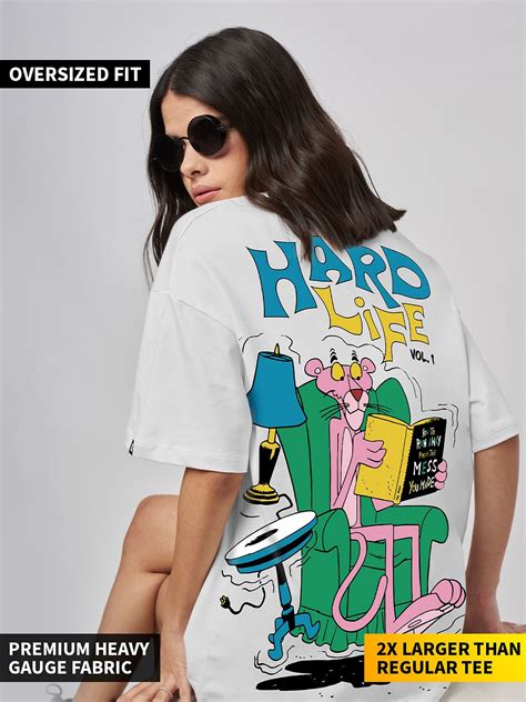 Pink Panther Hard Life Boyfriend T Shirts At The Souled Store