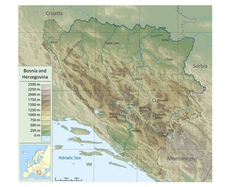 Mapas de Bosnia y Herzegovina Colección de mapas de Bosnia y