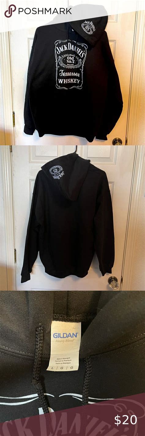 💯 Jack Daniels Hoodie 🔥 Hoodies Jack Daniels Black Whiskey Clothing