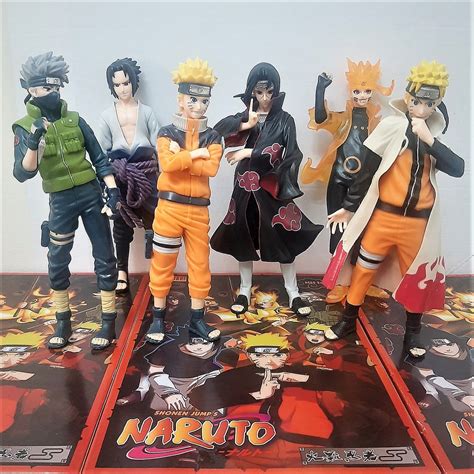 Boneco Anime Naruto Brinquedo Colecionavel 17 Cm Naruto Uzumaki Sasuke