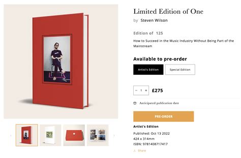 If you can afford it, Limited Edition of One Artist's Edition is back