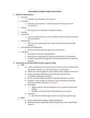 Mms Genetics Learning Objectives Lecture Docx Mms Genetics Learning