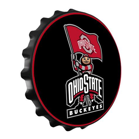 Ohio State Buckeyes: Brutus - Bottle Cap Wall Sign