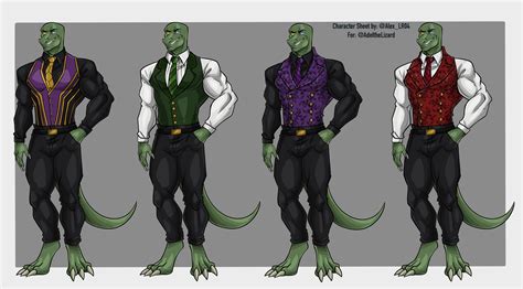 Reference Sheet Of Adel Outfit By Adelthelizard On Itaku