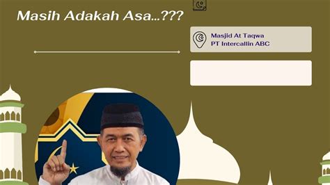 Kajian DKM At Taqwa Bersama Ustadz Anwar Zufri MPd YouTube