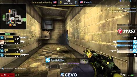 Cloud9 Vs Luminosity Game 1 CEVO P CS GO Season 7 Dust P0stpwned