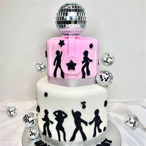 10pcs Disco Ball Cake Toppers Mirror Ball And Toothpick Ball Cake