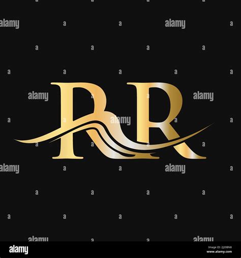 Letter Rr Logo Design Initial Rr Logotype Template For Business And