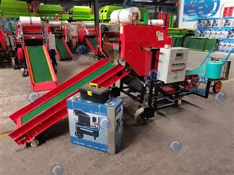 Silage Bale Wrapping Machine With Intelligent Plc Automatic Film Leader