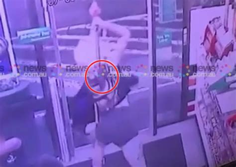 Cctv Shows Horrifying Moment Shoppers Attacked With Axe In Australia