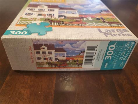 Charles Wysocki Tea By The Sea Large Pc Used Complete Puzzle