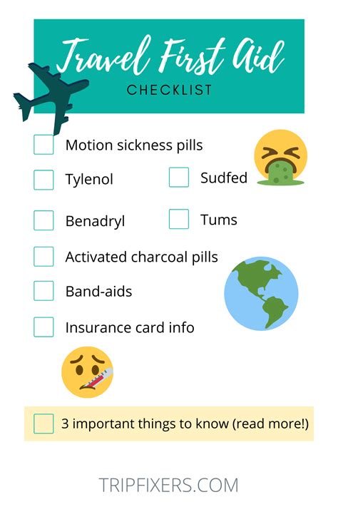 Diy Travel First Aid Kit What You Should Always Pack Trip Fixers