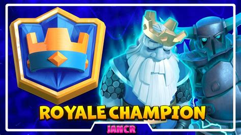 Royale Champion With Pekka Bridge Spam Deck Clash Royale Youtube