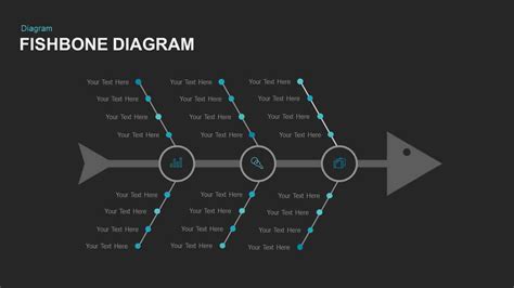 Fishbone Diagram Template For Powerpoint And Keynote Slide