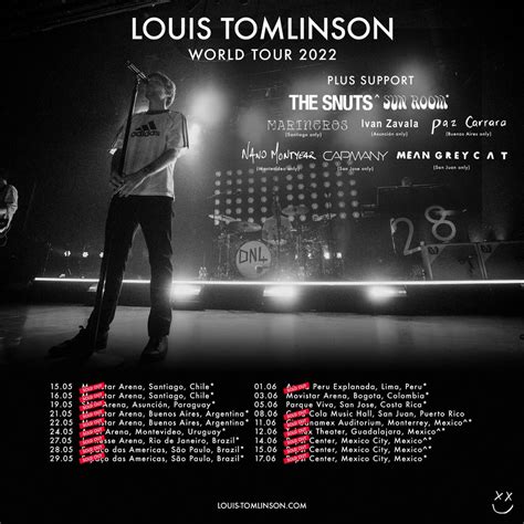 Louis Tomlinson Argentina On Twitter Louis Tomlinson World Tour