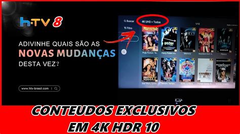 Novo Htv Conteudos Exclusivos Em K Hdr Youtube