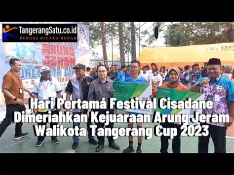 Hari Pertama Festival Cisadane Dimeriahkan Kejuaraan Arung Jeram Piala