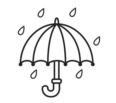 Coloriage Parapluie à imprimer sur ColoriageEnfant