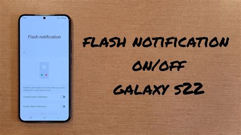 Flash Notification On Off Samsung Galaxy S Youtube